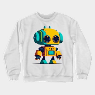 Cute Robot Crewneck Sweatshirt